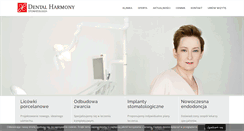 Desktop Screenshot of dentalharmony.pl