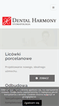 Mobile Screenshot of dentalharmony.pl